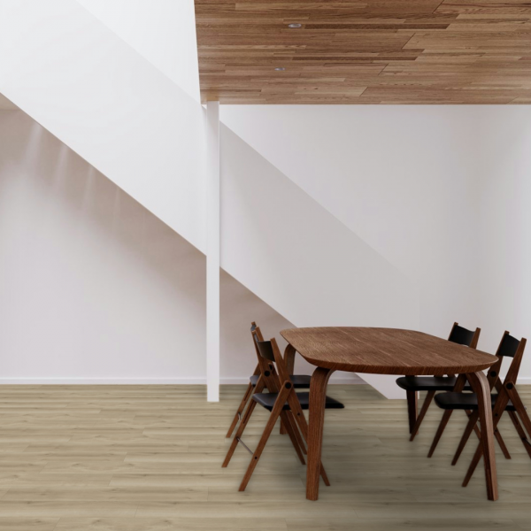 Laminate flooring Yellowstone from LifeProtect Collection – water-resistant planks with a rustic wood-look design, perfect for warm and inviting interiors.
